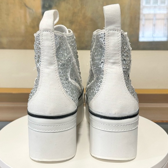 🌹ZIGI🌹 Carmensa-2 Embellished Platform High Top Sneaker Size: 8 - Picture 9 of 14
